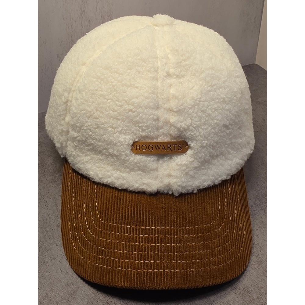 Harry Potter Hogwarts Sherpa Fleece Corduroy Baseball Cap Hat Miniso